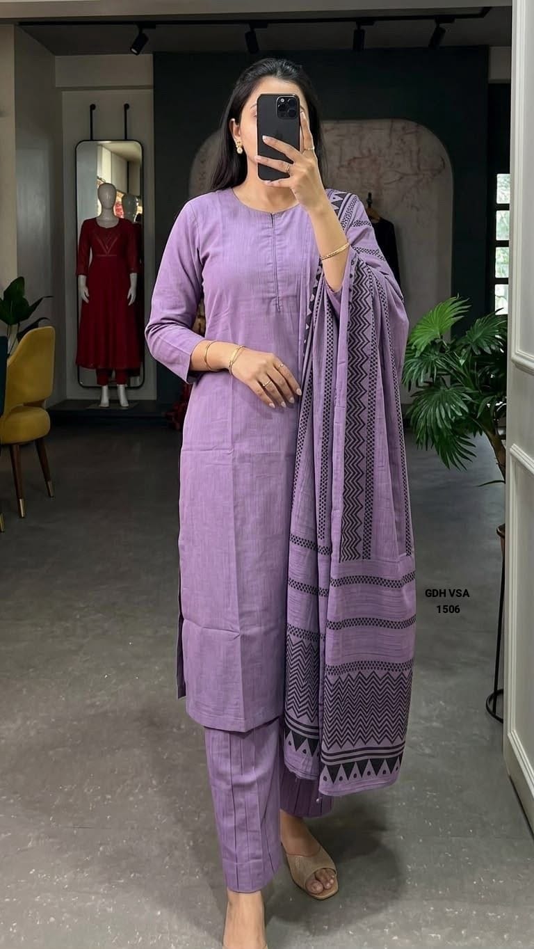 Lavender Bloom Magic Cotton Suit Set – Lavender